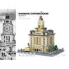 MOC Всемирно известная архитектура Здание Оперного театра Конструктор Вилла Савой Мост Башня Игрушка Детям на День рождения Рождество Подарок