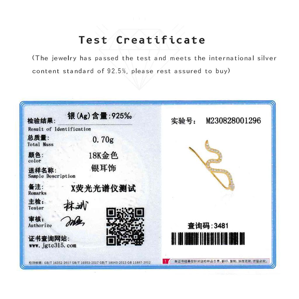 ANDYWEN Стерлингового Серебра 925, Золотые Детские Серьги-Змеи, Женские Серьги-гвоздики, 2023, Одиночные Женские Пирсинг, Изящные Ювелирные Изделия