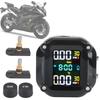 Мотоциклетная система TPMS Мониторинг температуры и давления в шинах Мотоциклетная шина Система сигнализации безопасности С 2 внешними датчиками