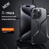 For iPhone 16 15 14 13 Pro Max Case Borderless Metal Aluminum Alloy Heat Dissipation and Shock Absorption Protective Cover