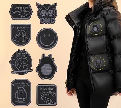 Самоклеящаяся нашивка для одежды, бесшовная, для мужских и женских пуховиков с дырками и бесшовная ремонтная вышивка, высококачественная бесшовная тканевая наклейка
