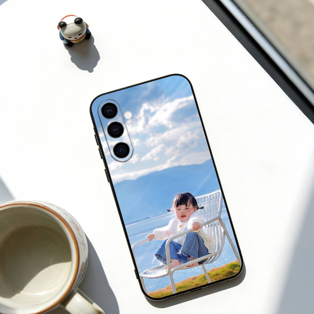 Очаровательный Человеческий Детеныш Чехол для Телефона Для Samsung Galaxy A73,A72,A71,A70,A53,A52,A51,Другие Мягкий Черный Чехол