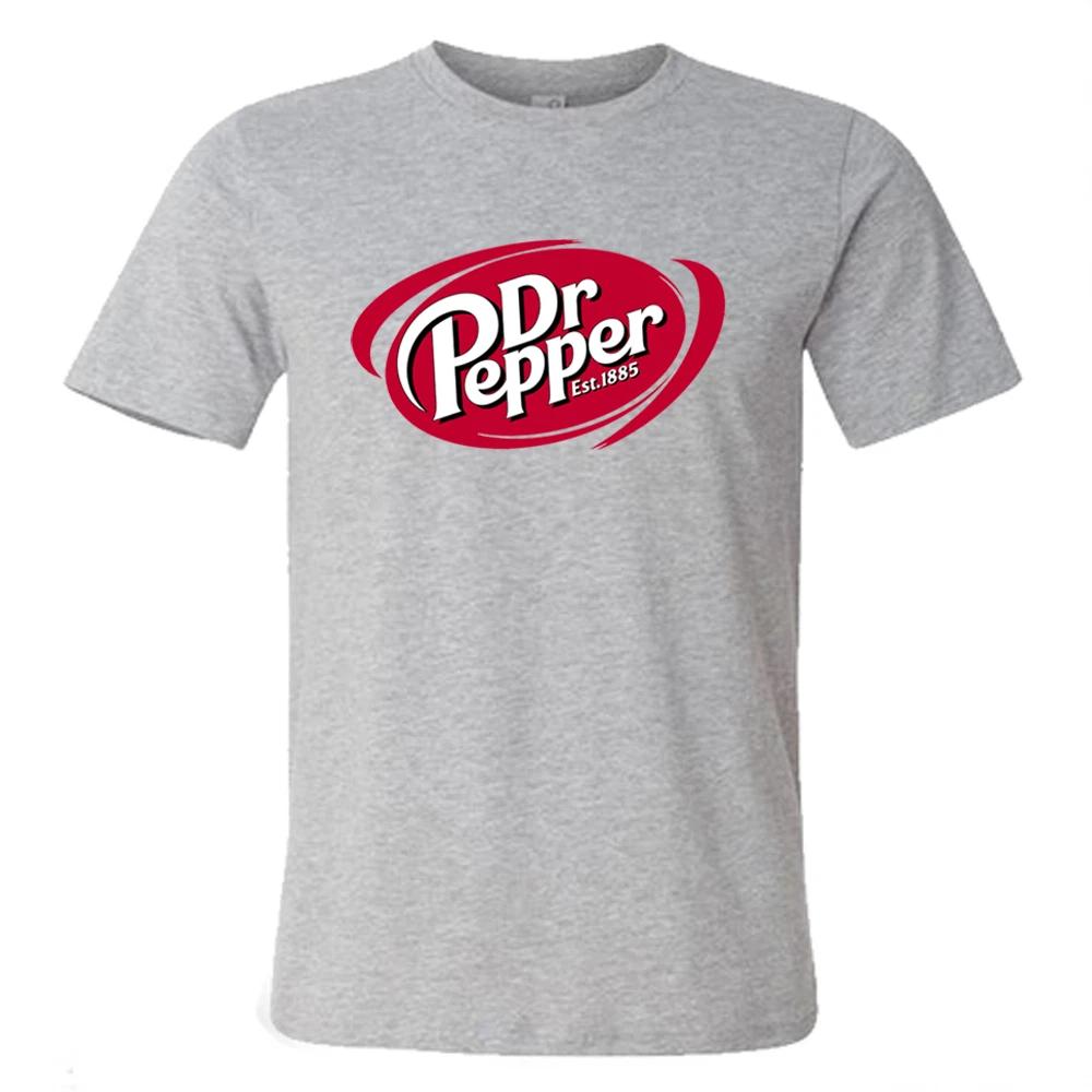 Мужская серая футболка Dr Pepper Размеры от S до 5XL