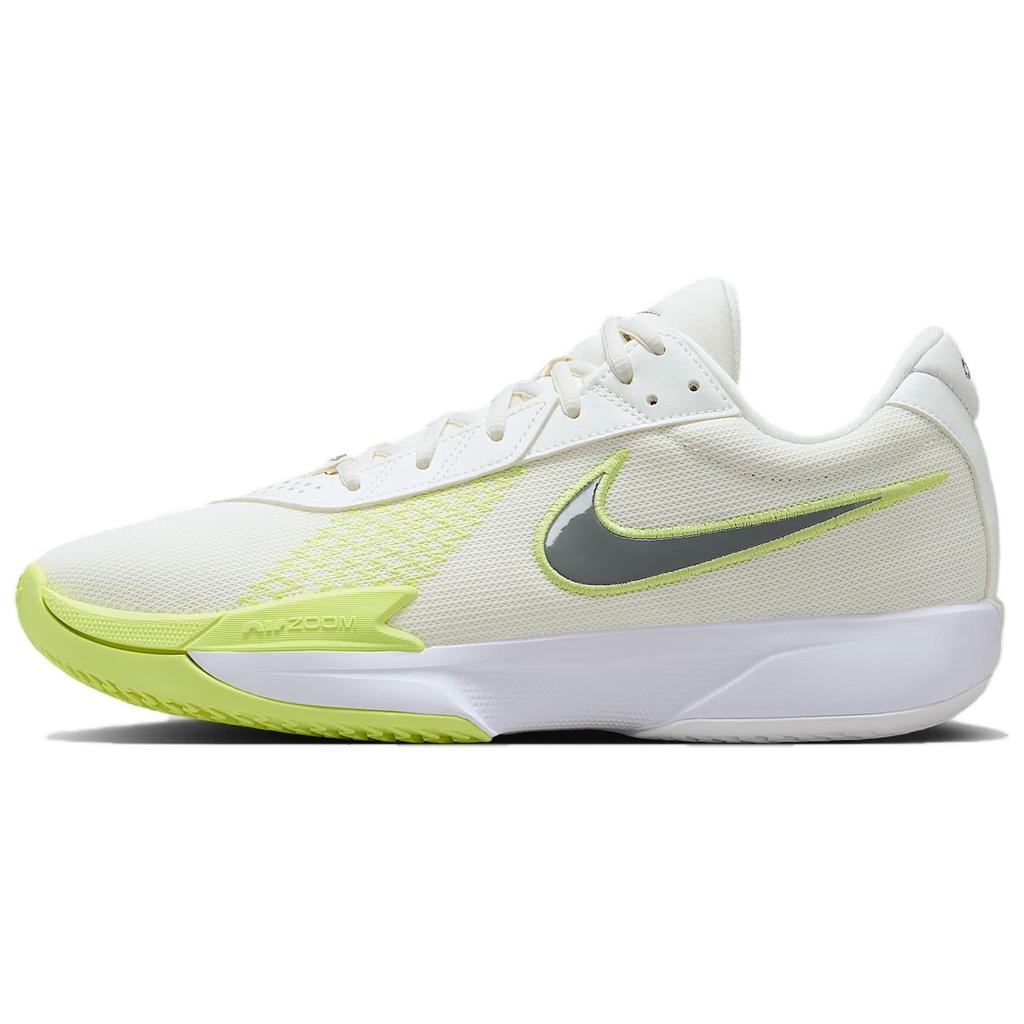 Nike Air Zoom G.T. Cut Academy Anti Slip And Wear Resistant Lightweight Low Top Basketball Shoes Men's White Orange Sneakers Casual FB2598-106