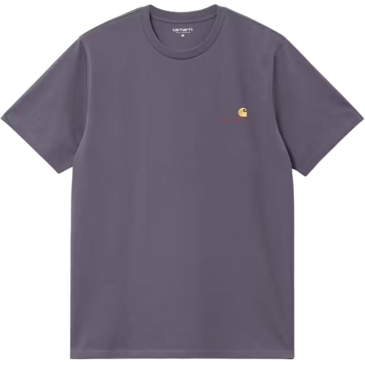 Carhartt WIP SS26 Футболка с американским шрифтом S/S Унисекс Футболка I029956-3RI-XX