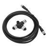 3 Meter Backbone Cable for NMEA 2000 with Tee Connector IP67 Waterproof for Lowrance Networks