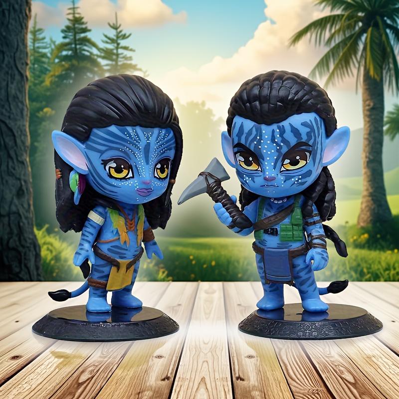 Spot Avatar 2 Neytiri and Jake Sully PVC Figure Model Tiny Statues Collectibles Desktop Decorations Doll Models Decorations