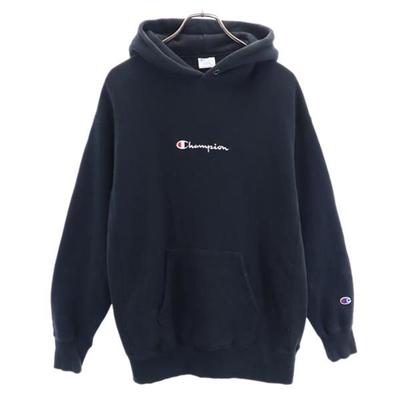 Мужские толстовки с длинным рукавом, вышивка логотипа Replica Reverse Weave, однотонные синие, б/у