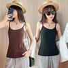 Женская майка из модального хлопка без рукавов — облегающая, универсальная летняя верхняя одежда со стильным дизайном спинки