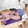 Custom KPop Demon Hunters Mat Personalized Name, Polyester Washable Indoor Entryway Rug, Gift for Christmas, Easter, Thanksgiving Day