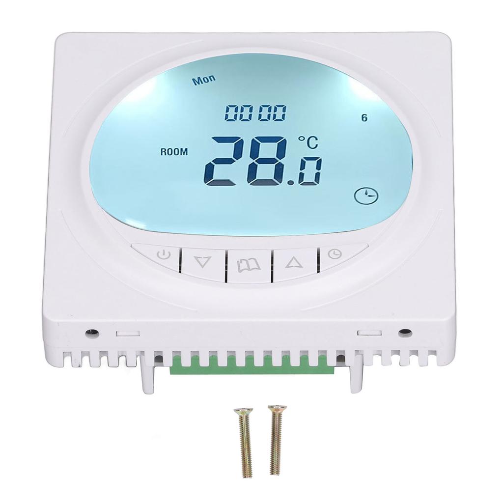 Водяной пол с подогревом Термостат ЖК-дисплей Умный дом Панель управления температурой 220 В