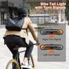 Со стоп-сигналами умный велосипедный задний фонарь противоугонный предупреждающий велосипедный фонарь задний фонарь