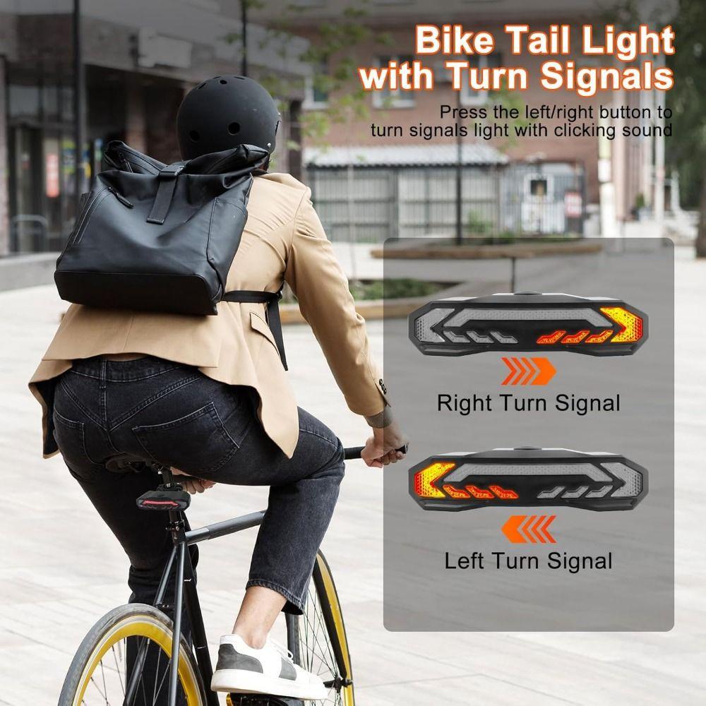 Со стоп-сигналами умный велосипедный задний фонарь противоугонный предупреждающий велосипедный фонарь задний фонарь