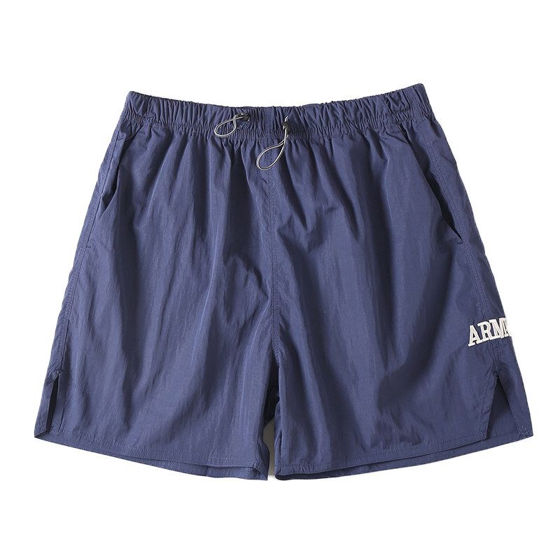 Foreign Trade Orders Exported to Japan Summer Men's Letter Embroidery Quick-Drying Sports Shorts Loose Plus size Casual Five-Point Beach Pants