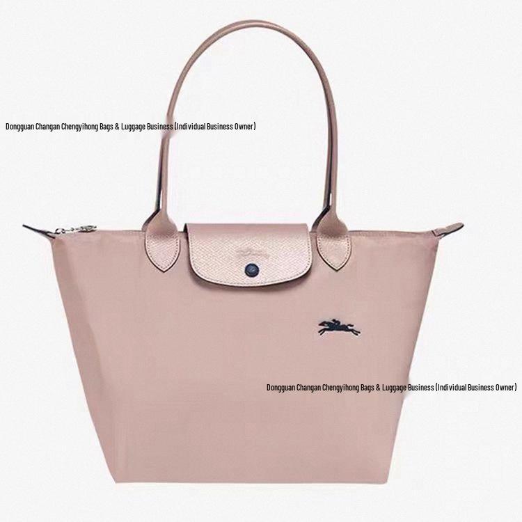 Сумка Longxiang 70th Anniversary Classic из водонепроницаемого нейлона, наплечная, женская, большая вместительная.