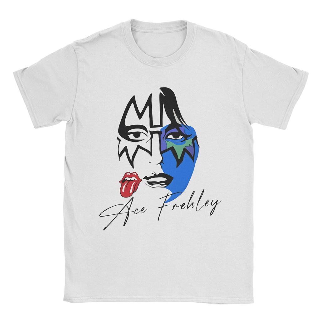 Rip Ace Frehley Космонавт 1951-2025 группа kiss Одежда Мужчины Женщины Футболка 100% Хлопок Футболка Новое Поступление Футболка Одежда