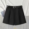 Women's High-Waist Loose Fit Suit Shorts