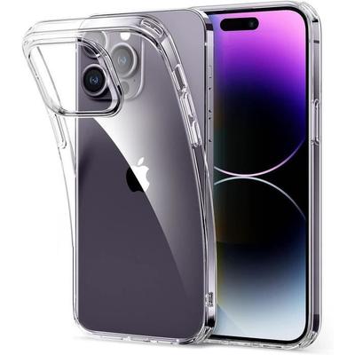 Чехол для iPhone 15 PRO MAX - Силиконовый Гелевый ТПУ Прозрачный Мягкая Ультратонкая Защита Phonillico®