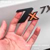 Для ZEEKR 7X 2024 2025 Задняя дверь Персональное украшение с надписью Оригинальный логотип автомобиля Модифицированные аксессуары