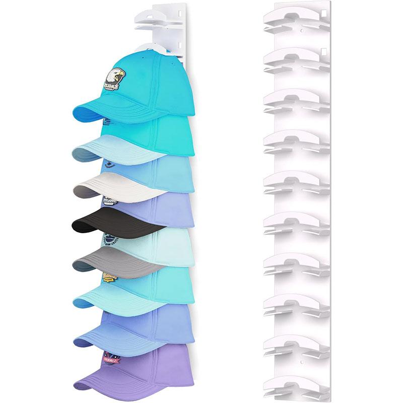 Органайзер для шляп для бейсболок, настенная вешалка для шляп с прочным клеем, держатель для шляп, дисплей для двери, шкафа, органайзер для кепок, хранение