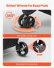 Pet Stroller Foldable 3 Wheels Travel Dog Stroller with Brake up to 35lbs