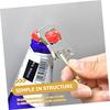 Cabilock 3-in-1 Bottle Opener Set, Guitar Shape Can Opener, Alloy Beer Bottle Opener Gadget, Silver 2-Pack * 3 Sets