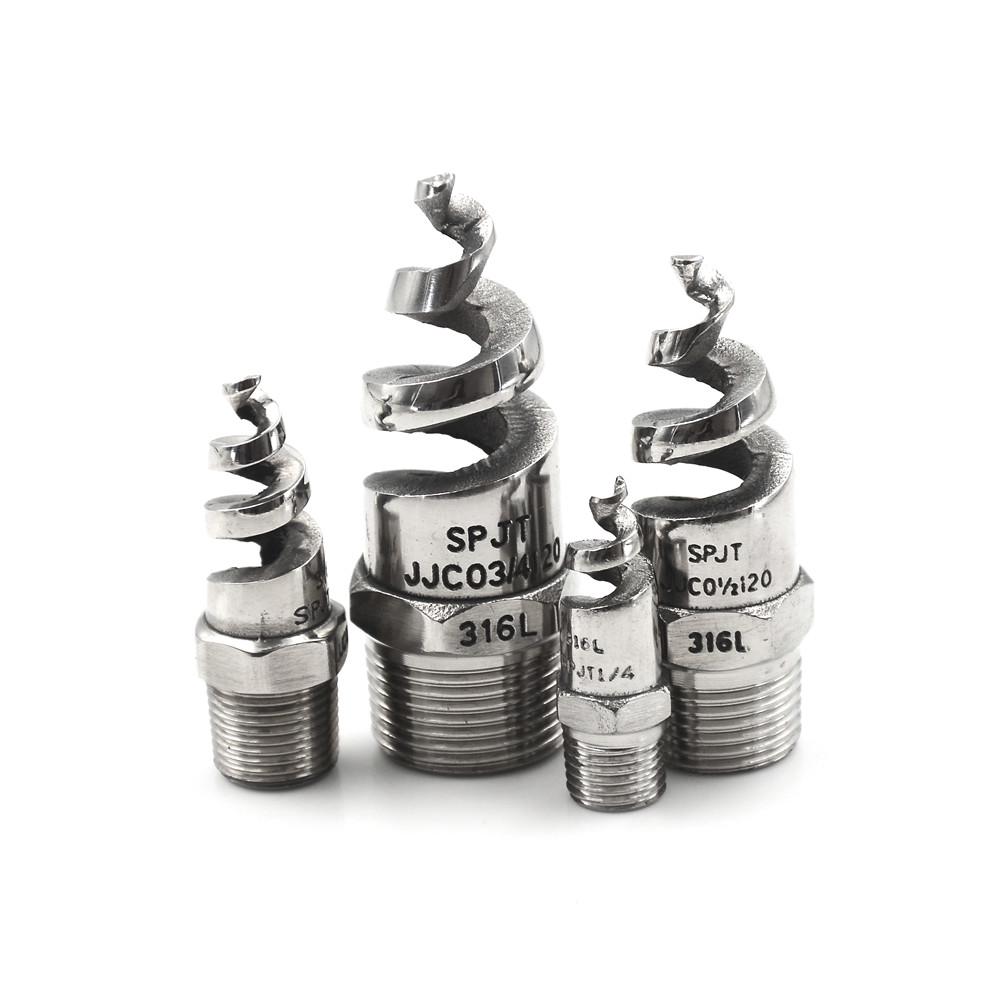 Новые спринклерные головки со спиральным конусом из нержавеющей стали 1/4 дюйма и 1/2 дюйма.