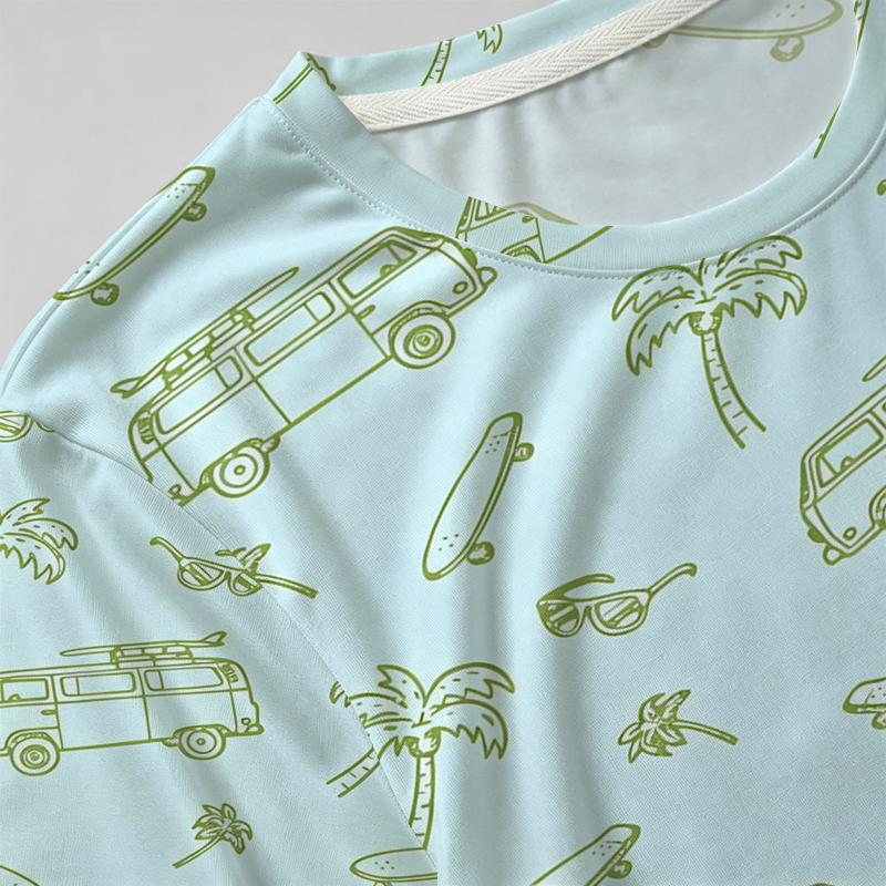 Women's Summer Short Sleeve T-Shirt Soft Cotton Crew Neck Top,Simple Ins Style,Comfortable for Beach Vacation & Daily Casual Wear