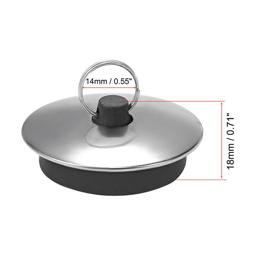 Round Rubber Sink Plug Sink Water Stopper Bathtub Accessories