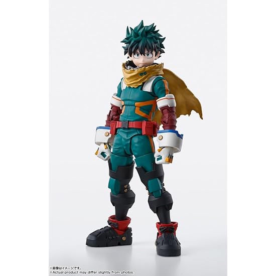 TAMASHII NATIONS S.H.Figuarts Моя геройская академия Изуку Мидория Прибл.. 140 мм ПВХ и АБС Окрашенное Действие