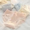 A-class Baby Cotton Jacquard Underwear Women's 5A Antibacterial Crotch Pure Cotton Breathable Waist Panties Bag Hip Triangle Pants