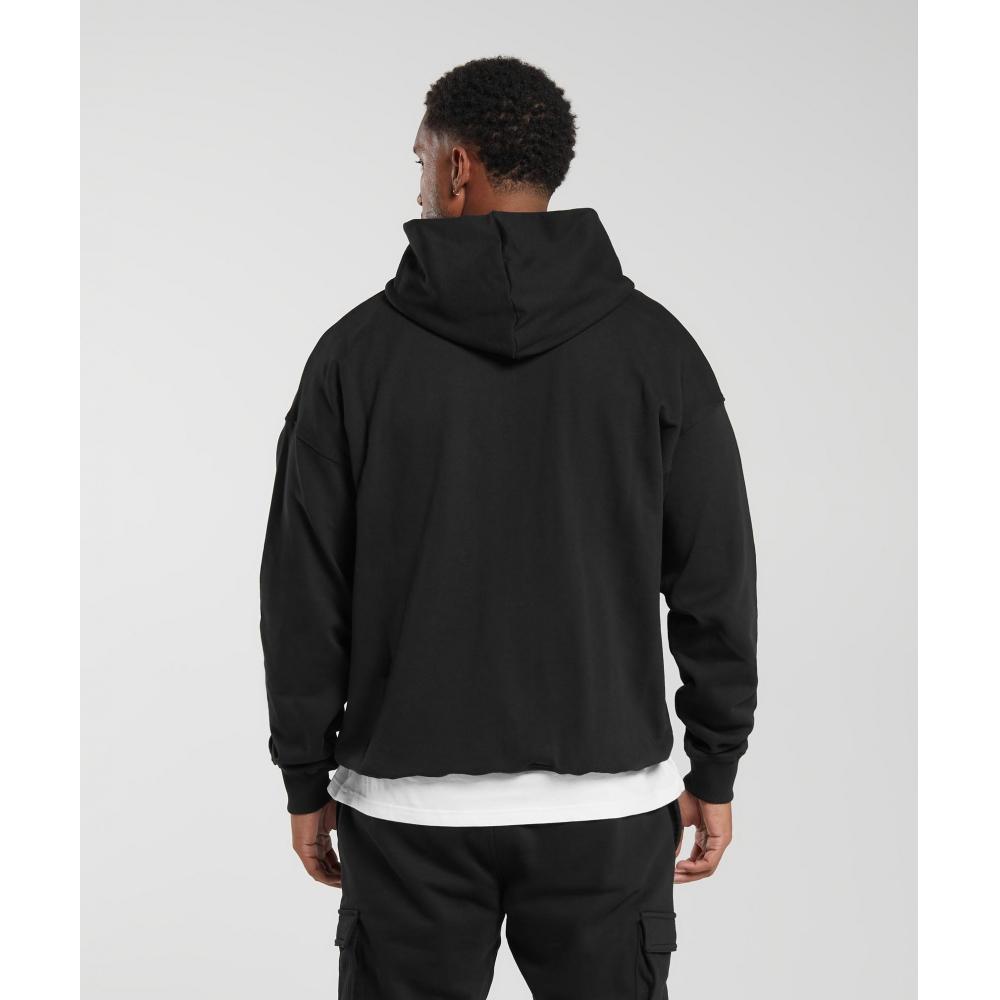 Gymshark Rest Day Essentials Hoodie Black A3a8z Bb2j