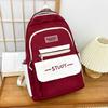 Школьный рюкзак для девочки начальной школы бордовый рюкзак для ученицы средней школы рюкзак для студента старшей школы