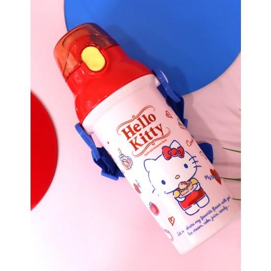 Детская бутылка для воды Lilpang Hello Kitty с якорем и ремешком на плечо, популярный персонаж в Корее