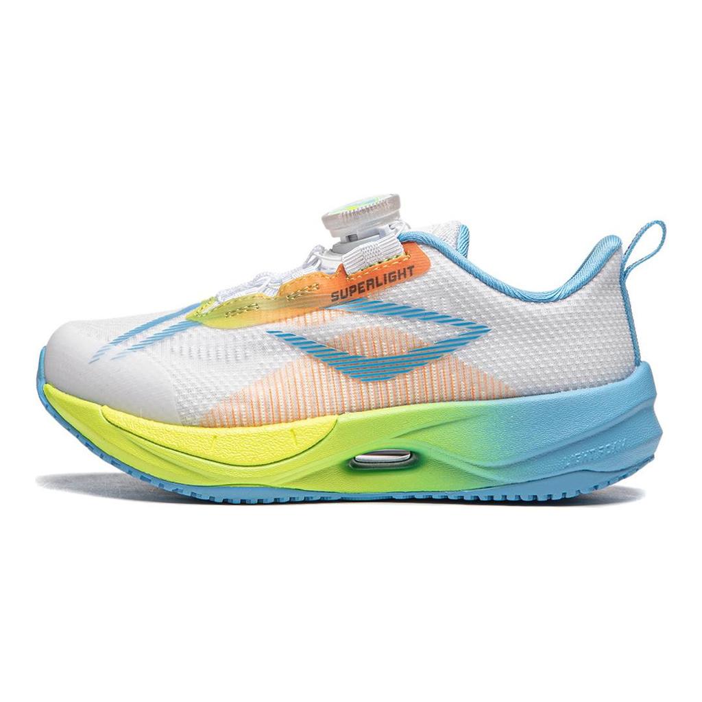 Li Ning Kids Ultra Light 21 Ткань Легкая Высокопрочная Прочные Быстросъемные Низкие Кроссовки Повседневные Детские Кроссовки YKAU008-1