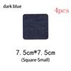 4Pcs New Applique Pants Knee Elbow Jeans DIY Iron-on Fabric Patch