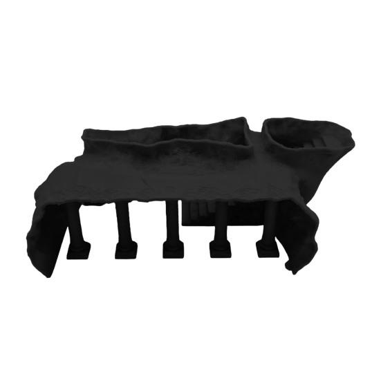 Юшенг Римская колонна Аквариумный туннель под гравием Пещерный туннель Украшение для аквариума Укрытие для рыб и креветок для петушка, цихлиды, кули-лоаха