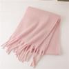 Thick Blanket Wrap with Long Fringe for Him Her Couple-style Scarves 2025 Women Luxury Winter Cashmere Scarves