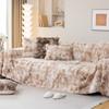Winter Thickened Rabbit Plush Sofa Cover Cloth a Whole Piece of Full Covered Armrest Cover Towel Sofa Cover All-Inclusive Seat Cushion