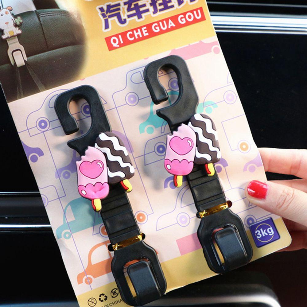 Крепление на подголовник, автомобильный зажим, автомобильный крючок, органайзер, крючок для автомобильного сиденья, зажим для спинки заднего сиденья, автомобильный мультяшный крючок