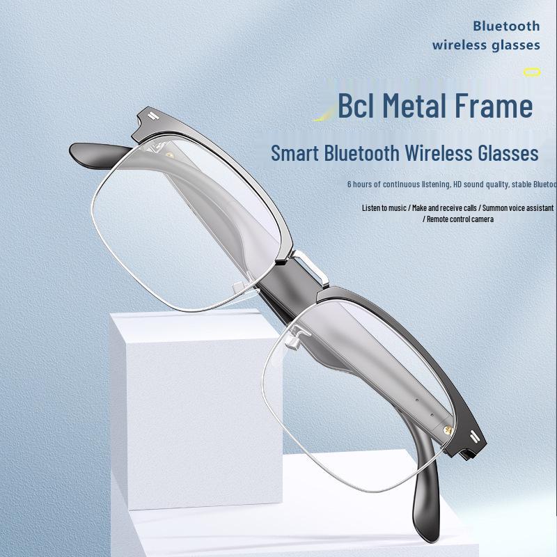 AI Bluetooth Smart Glasses 2025: Anti-shake Headset for Men & Women with Black Tech Translation Features