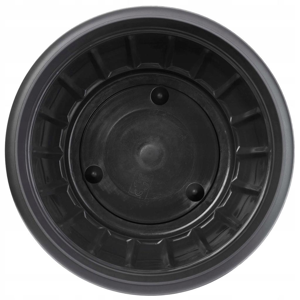 KADAX misa cmentarna Donica Plastikowa Na Kwiaty 38 cm Antracyt