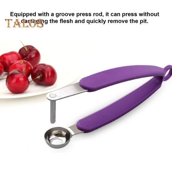 Cherry Corer Cherry Pitter Tool Stainless Steel Olive Pitter Heavy-Duty Fruit Pit Remover Multi-Purpose Kitchen Accessory