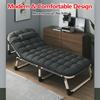 75cm Wide Surface Lightweight Foldable Bed Office Afternoon Nap Recliner Portable Single Bed