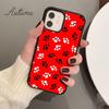 Funny Dog Footprint Phone Case for iPhone 11 12 13 14 Pro Max Mini X XR XS SE 2020 6S 7 8 Plus Samsung Galaxy S21 S22 Shell