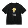 Men's Trend Classic T-Shirt Innovative Idea Quote with Lightbulb Design Tee