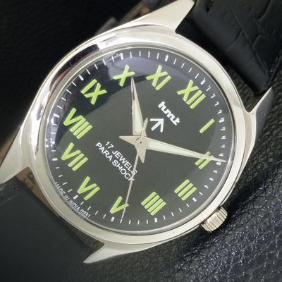 ВИНТАЖНЫЕ МУЖСКИЕ ЧАСЫ HMT ИНДИЙСКИЕ С ЧЕРНЫМ ЦИФЕРБЛАТОМ НА РУЧНОМ ЗАВОДЕ a700310-5