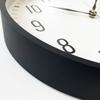 Часы KATOMOKU из фанеры 19, черные настенные часы с непрерывной секундной стрелкой, km-111BK 304 мм (Кварцевые часы)