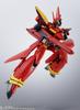 TAMASHII NATIONS HI-METAL R Macross 7 VF-19 Kai Fire Valkyrie, Approximately 150mm, PVC, ABS, and Die-cast Pre-painted Action Figure