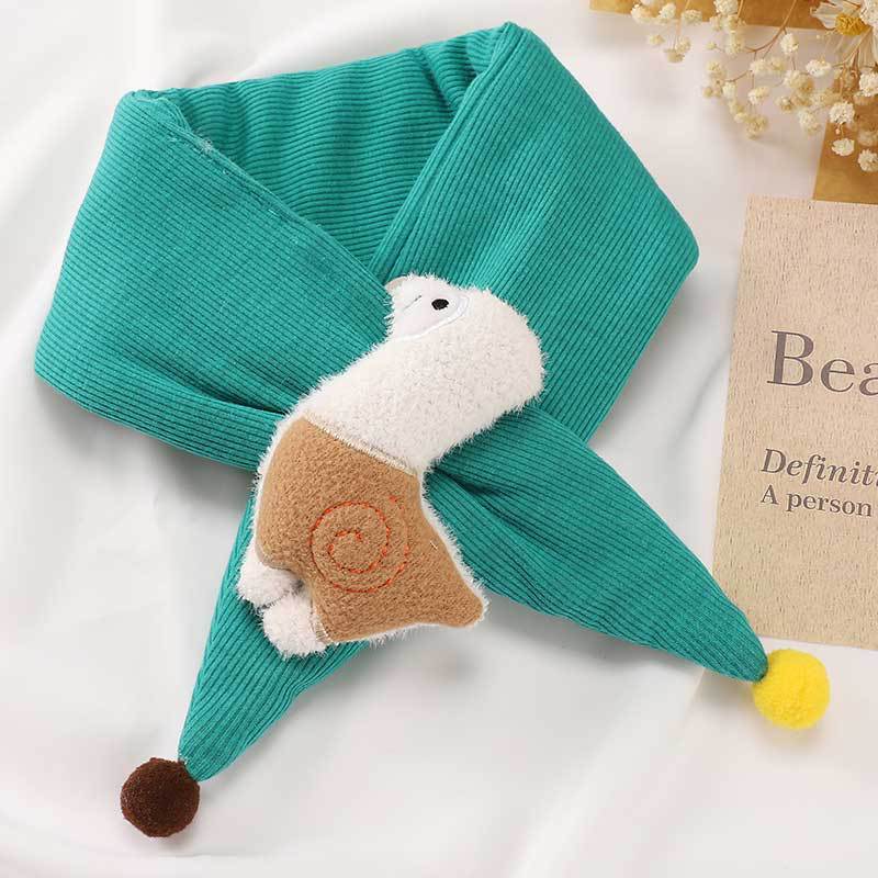 New Children'S Fashionable Scarf For Girls To Keep Warm And Versatile For Babies. Plush And Thickened Warm Scarf For Kids